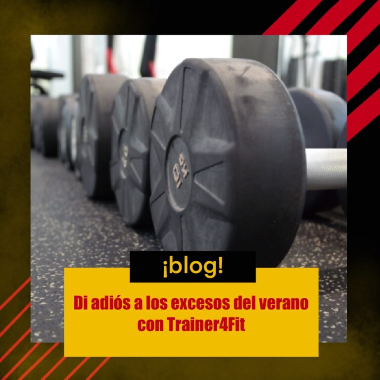 Di adiós a los excesos del verano con Trainer4Fit