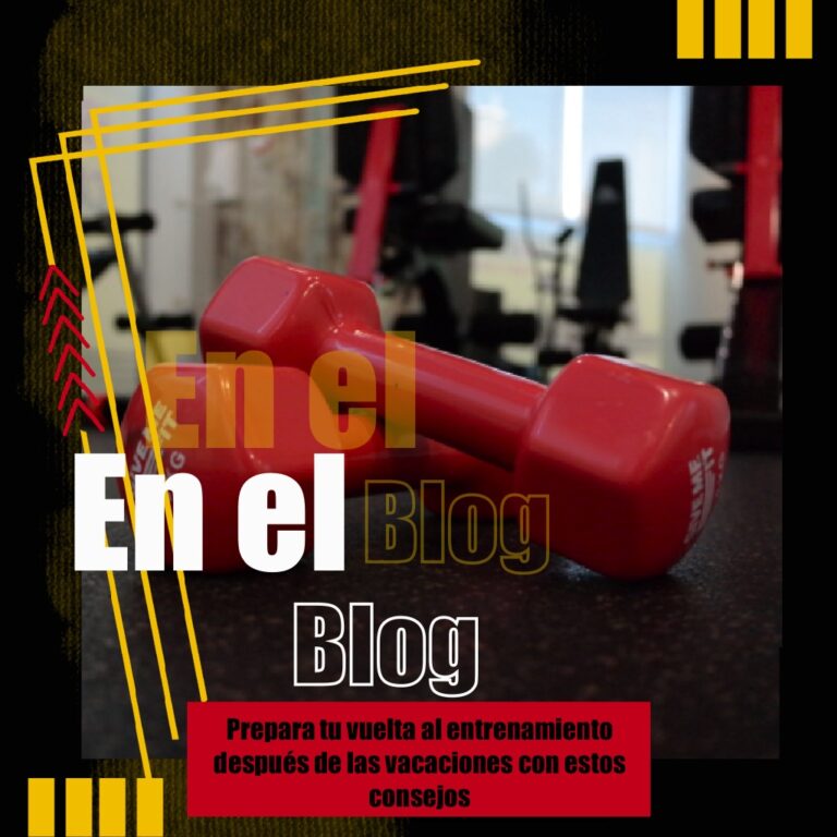 Prepara tu vuelta al entrenamiento después de las vacaciones